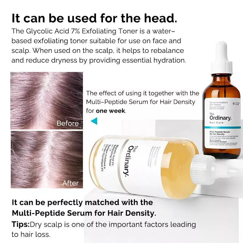 The Ordinary Glycolic Acid 7% 240ml (Three Pack)