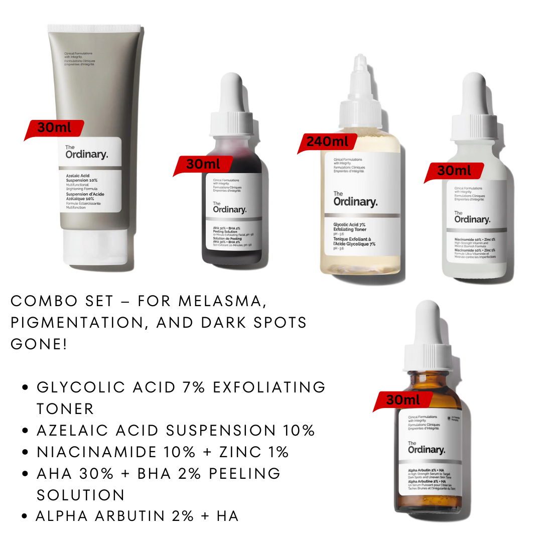 Combo Set – For Melasma, Pigmentation, and Dark Spots Gone!