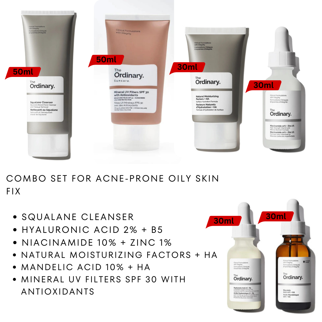 Combo Set for Oily, Acne-Prone Skin