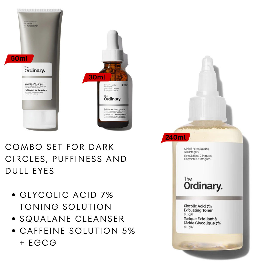 Combo Set for Dark Circles, Puffiness and Dull Eyes