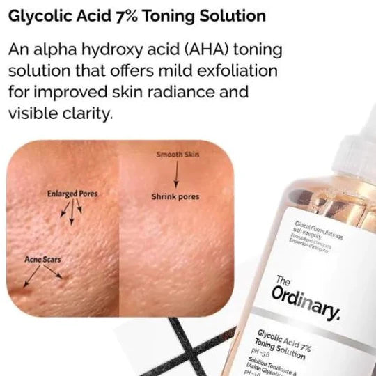 The Ordinary Glycolic Acid 7% 240ml (Three Pack)